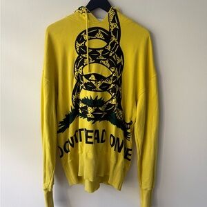 Vetements Yellow Snake Dont Tread on Me Hoodie. Unisex. Very good condition